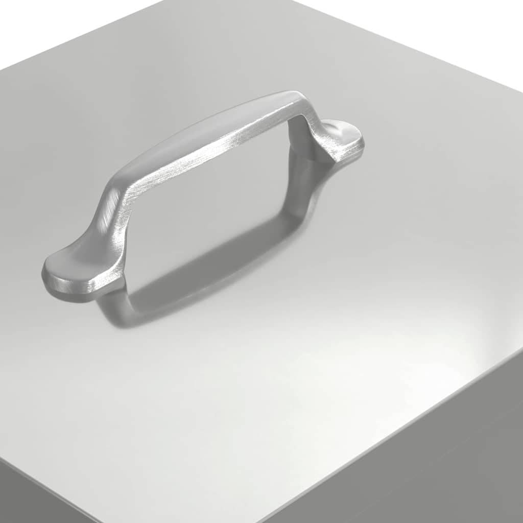 Distributeur Automatique Pédale Galva Poule 4kg Argent - ComfortXL Outdoor Living - Image 7