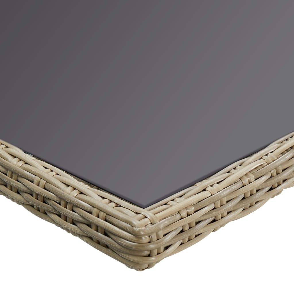 Vidaxl - Ensemble à manger de jardin 7 pcs Résine tressée Marron vidaXL 3059483 - Image 5