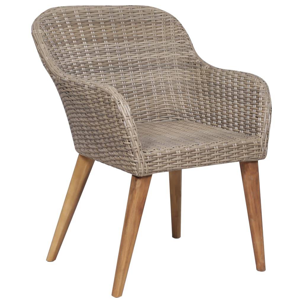 Vidaxl - Ensemble à manger de jardin 7 pcs Résine tressée Marron vidaXL 3059483 - Image 6