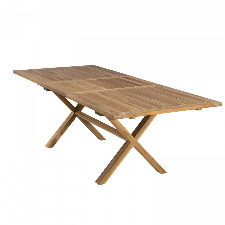 Macabane - MALO - SALON DE JARDIN 6 PERS. - 1 table rectangulaire 180x100cm et 6 chaises grises et noires - Image 7
