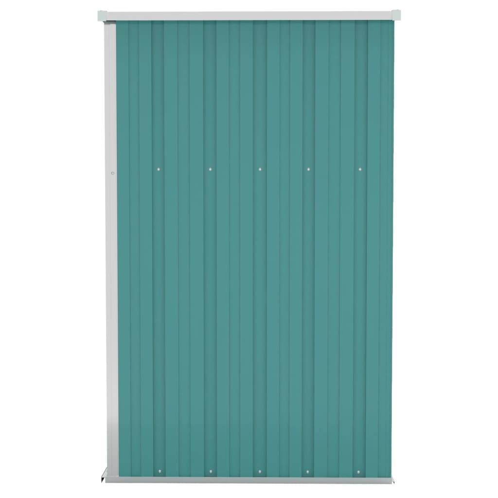 Helloshop26 - Remise de jardin murale 118 x 100 x 178 cm acier galvanisé vert - Image 3