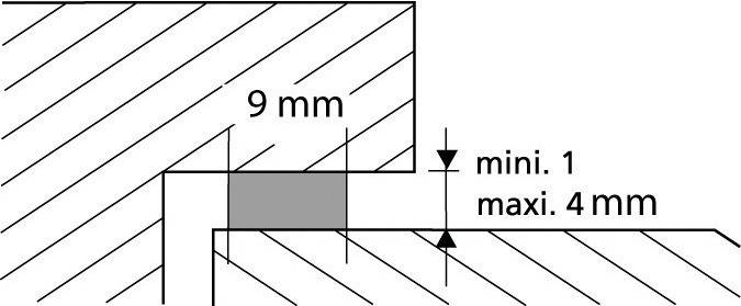 Joint de calfeutrage profil i noir 7,5m - ELLEN - 1000033 - Image 2