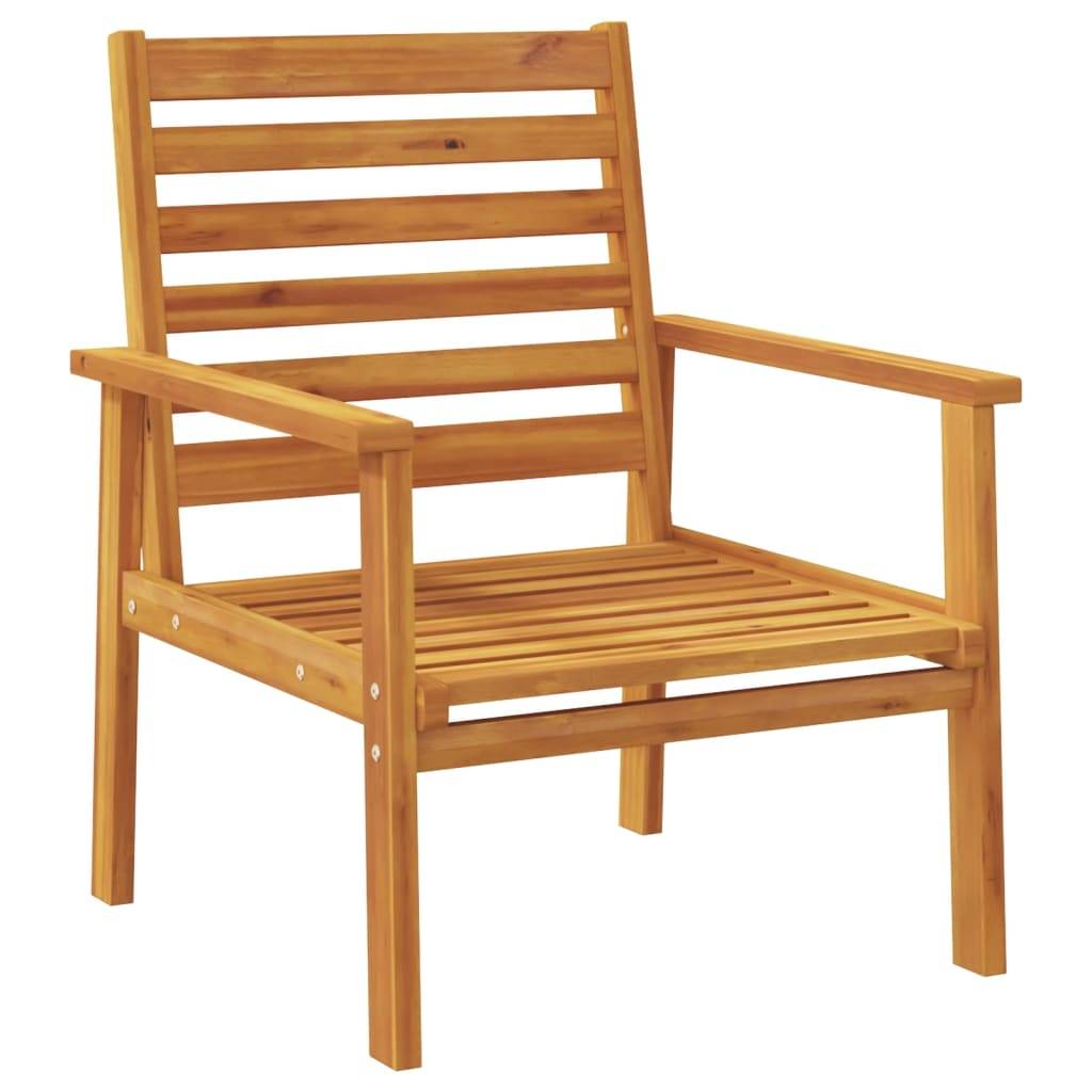 Maison Chic - Lot de 2 Fauteuils de jardin - Chaises de jardin - Fauteuils d'extérieur avec coussin bois massif d'acacia - MEUBLE PRO-JU4093 - Image 5