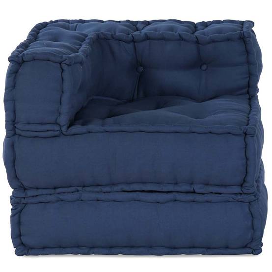 Canapé modulaire tissu indigo 70 x 70 x 56 cm, poids:13.65kg - PANGIVO - Image 9