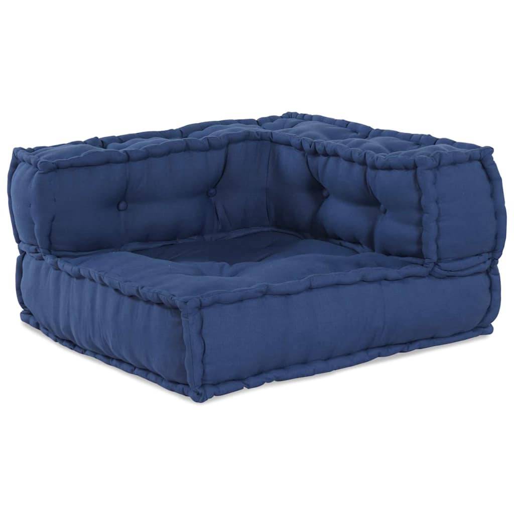 Canapé modulaire tissu indigo 70 x 70 x 56 cm, poids:13.65kg - PANGIVO - Image 6