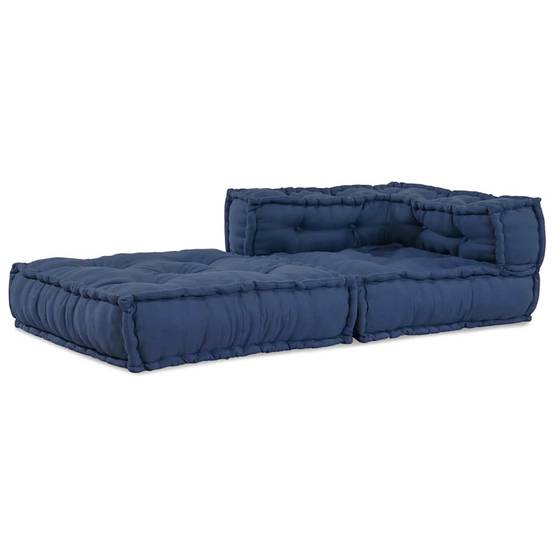 Canapé modulaire tissu indigo 70 x 70 x 56 cm, poids:13.65kg - PANGIVO - Image 5