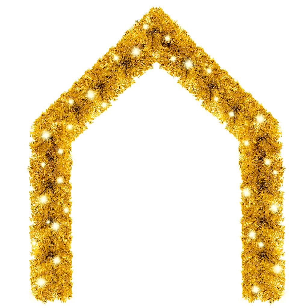Guirlande de Noël Lumineuse PVC Décoration Scintillante 300 LED Doré 20 m – ComfortXL Outdoor Living - Image 2