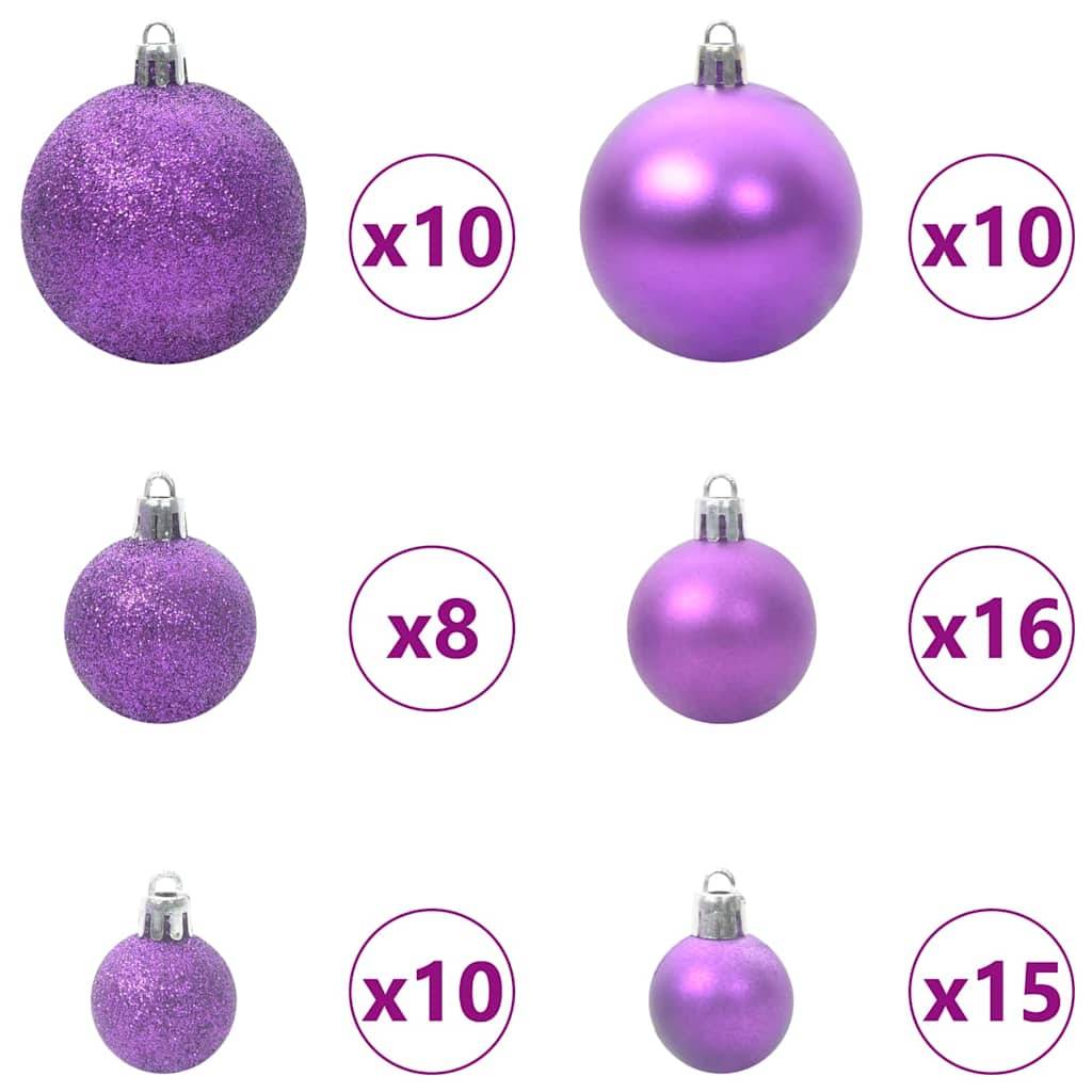 ComfortXL - Sapin de Noël Rose 180 cm Facile à Monter, Kit Tout Inclus avec Guirlande LED – ComfortXL Outdoor Living - Image 7