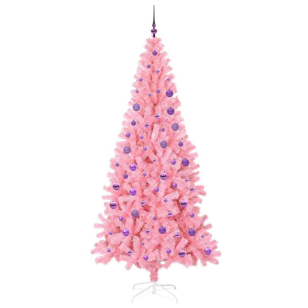 ComfortXL - Sapin de Noël Rose 180 cm Facile à Monter, Kit Tout Inclus avec Guirlande LED – ComfortXL Outdoor Living - Image 4