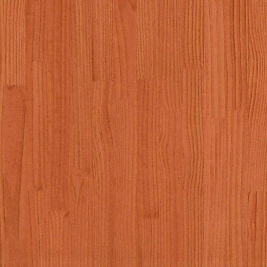 PANGIVO - Table de pique-nique bois pin massif cire marron 110 x 134 x 75 cm - PANGIVO - Image 8
