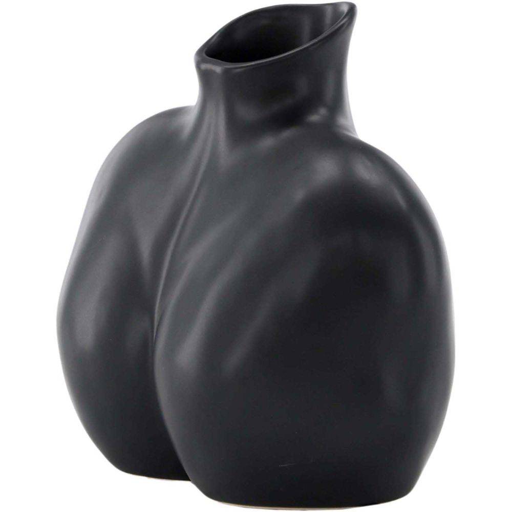 Venture Home - Vase en grès Harvey Noir - Image 4