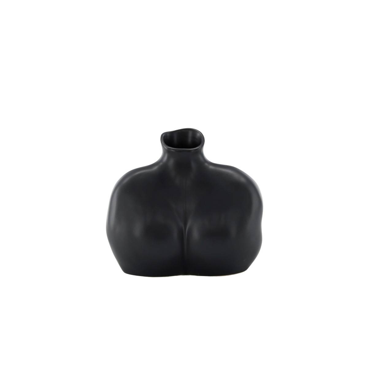 Venture Home - Vase en grès Harvey Noir - Image 5