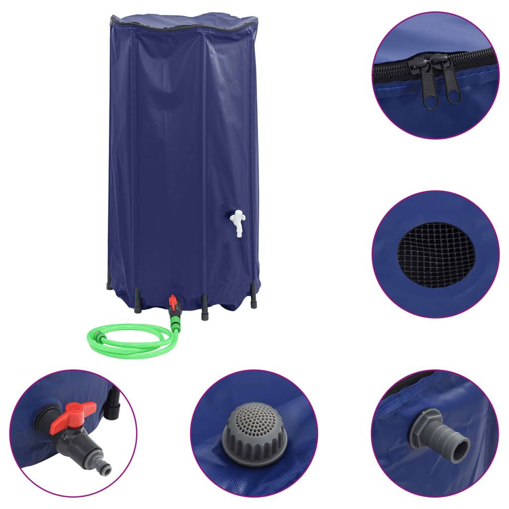 Vidaxl - Réservoir d'eau avec robinet pliable 250 L PVC vidaXL 155999 - Image 2