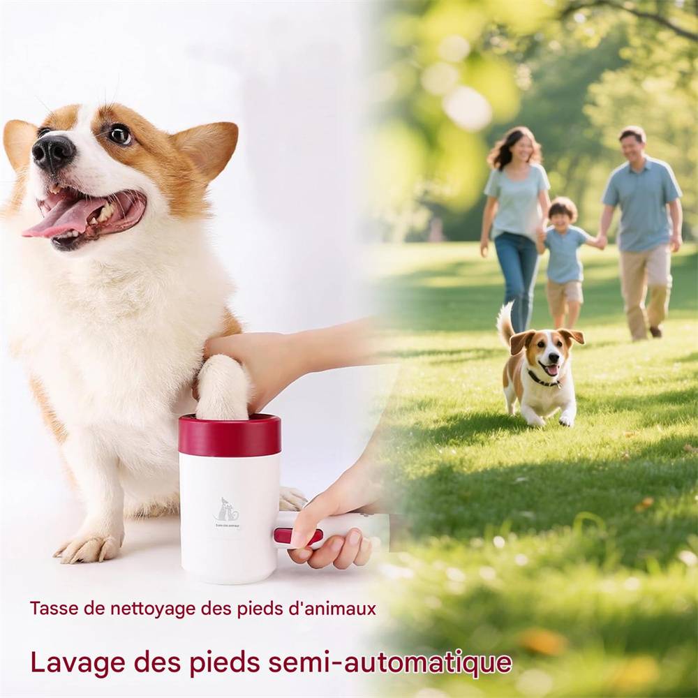 Verre de nettoyage automatique des pattes pour animaux de compagnie DtopbuyAge - Image 3