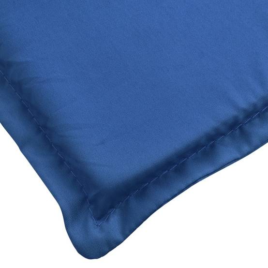 Matelas de Chaise Longue Tissu Oxford Confortable pour Piscine et Jardin Bleu Royal 200x70cm – ComfortXL Outdoor Living - Image 6