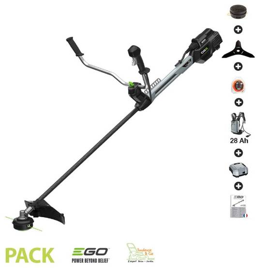 Pack débroussailleuse PRO batterie dorsale 28Ah arbre carbone Egopower BCX3800E - Image 1