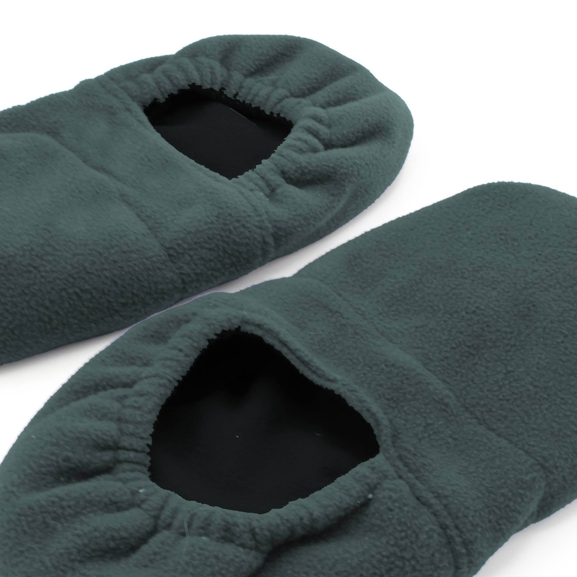 Fishtec - Chaussons chauffants Graines de lin Micro-ondes Chaud Froid polaire doux taille 41 45 Pochette incluse Confort Détente - Image 4