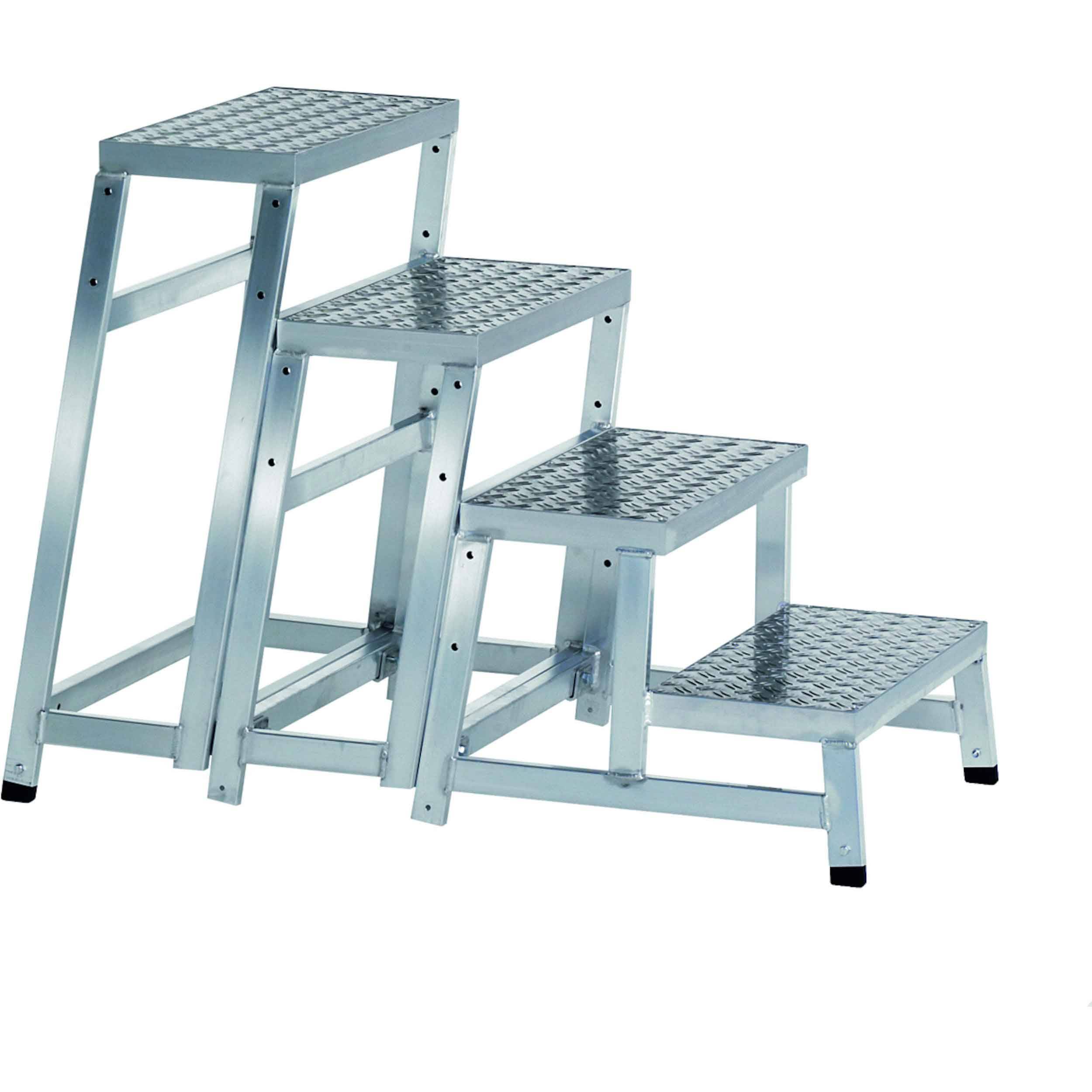 Marchepied industriel modulaire MODULO STEP 4 marches - hauteur de travail 2,80m