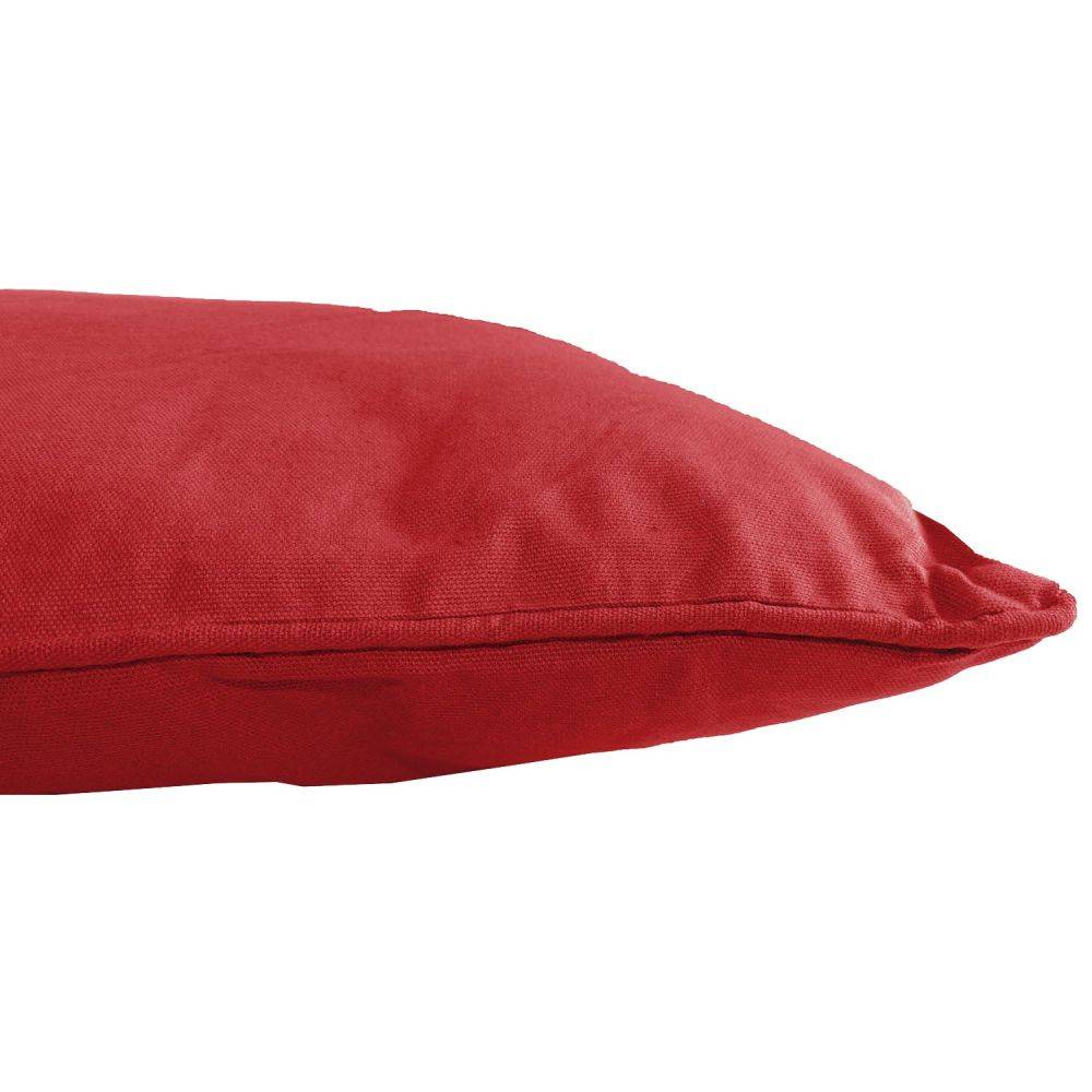 Jardindeco - Coussin en coton coloré Salsa 45 cm (Lot de 2) Rouge - Image 2