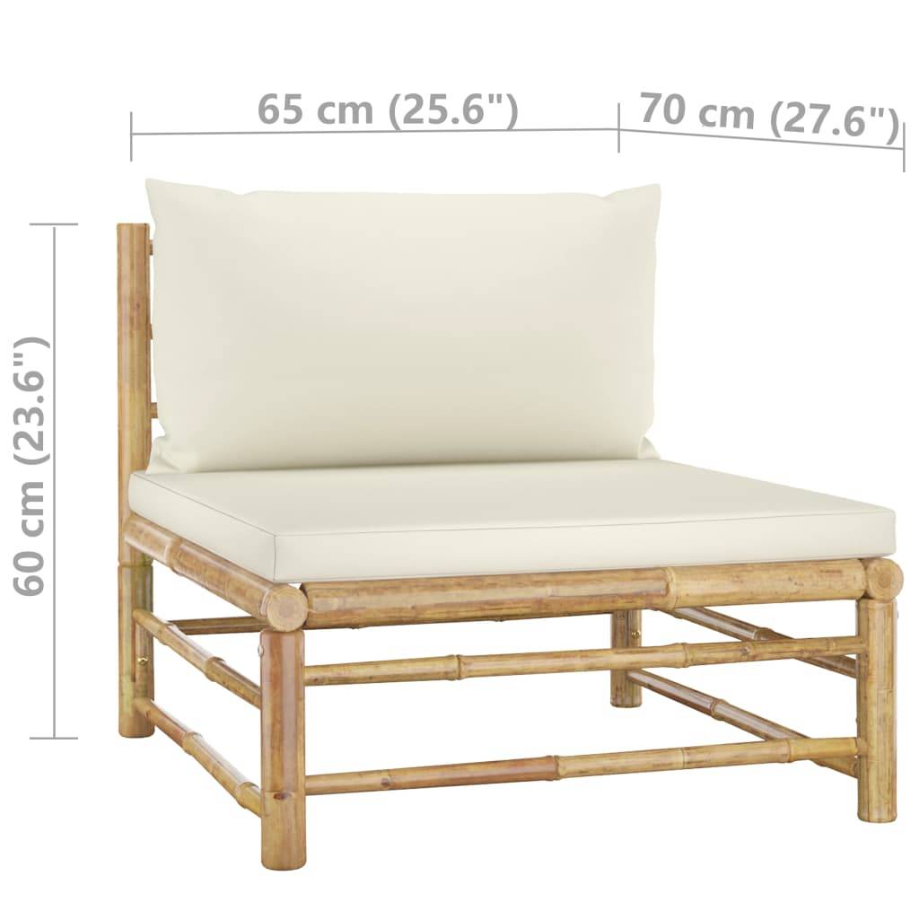 Prolenta Premium - Banc de jardin Blanc 70 X 65 cm - Prolenta Premium - Image 6