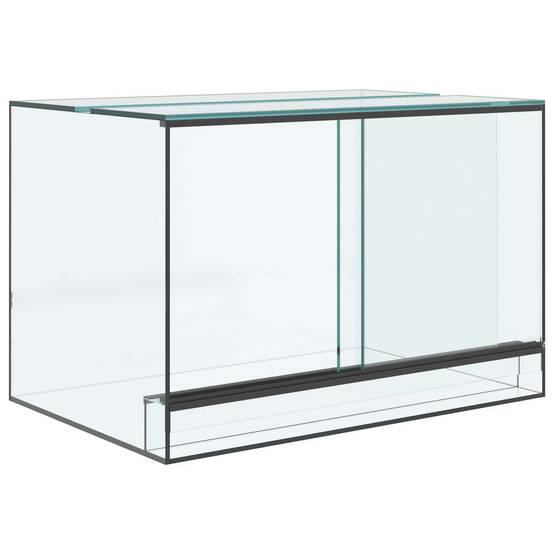 Vidaxl - Terrarium avec stockage Transparent 60 x 40 x 40 cm Verre vidaXL 42020391 - Image 2