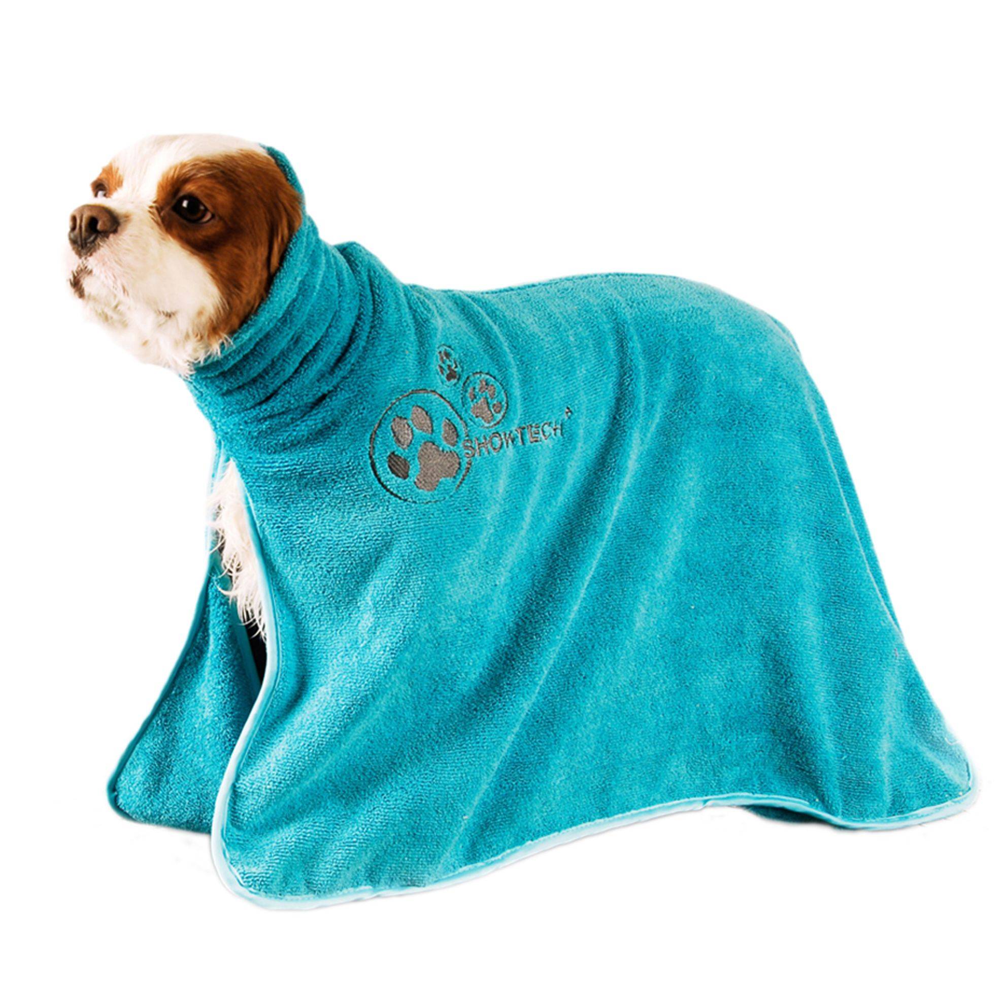 Peignoir pour chien Bleu Taille : S SHOW TECH