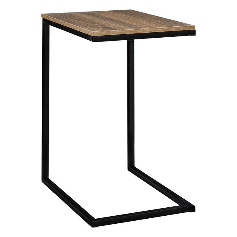 Table d'appoint métal et bois Atmosphera