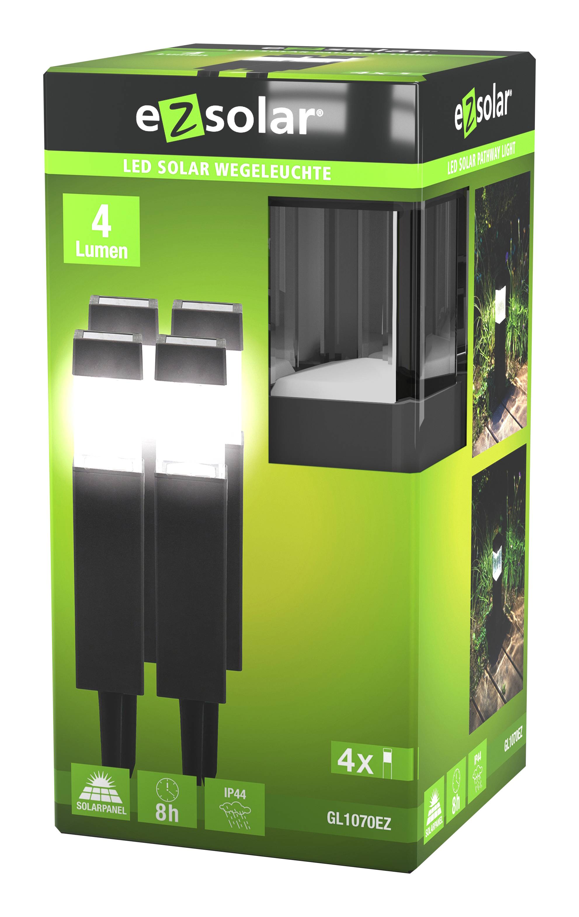 Pack 4 bornes solaires EZ Solar GL1070EZ - Image 1