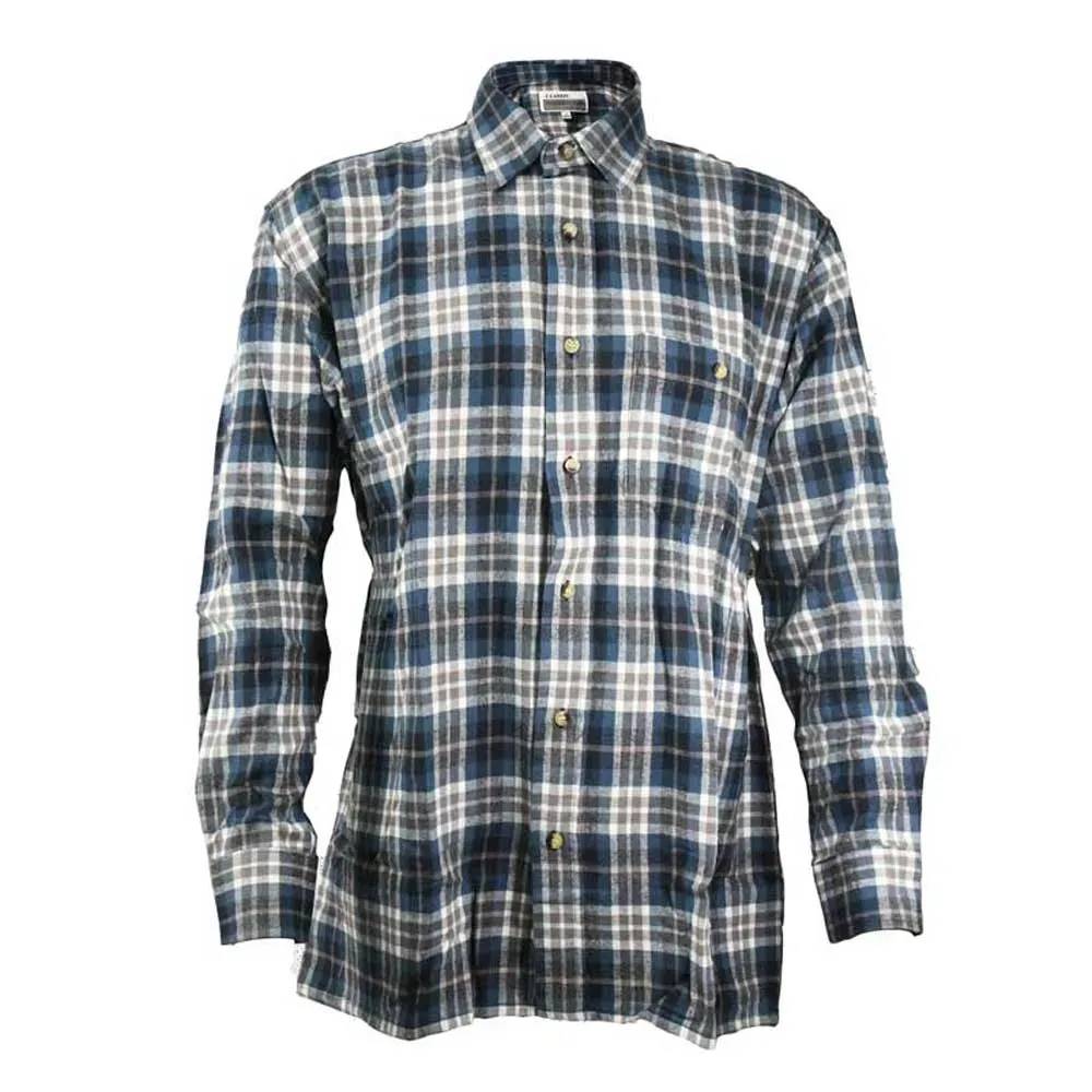 Autre - Chemise longue à carreaux bleu Chevron taille L à 2XL - Image 1