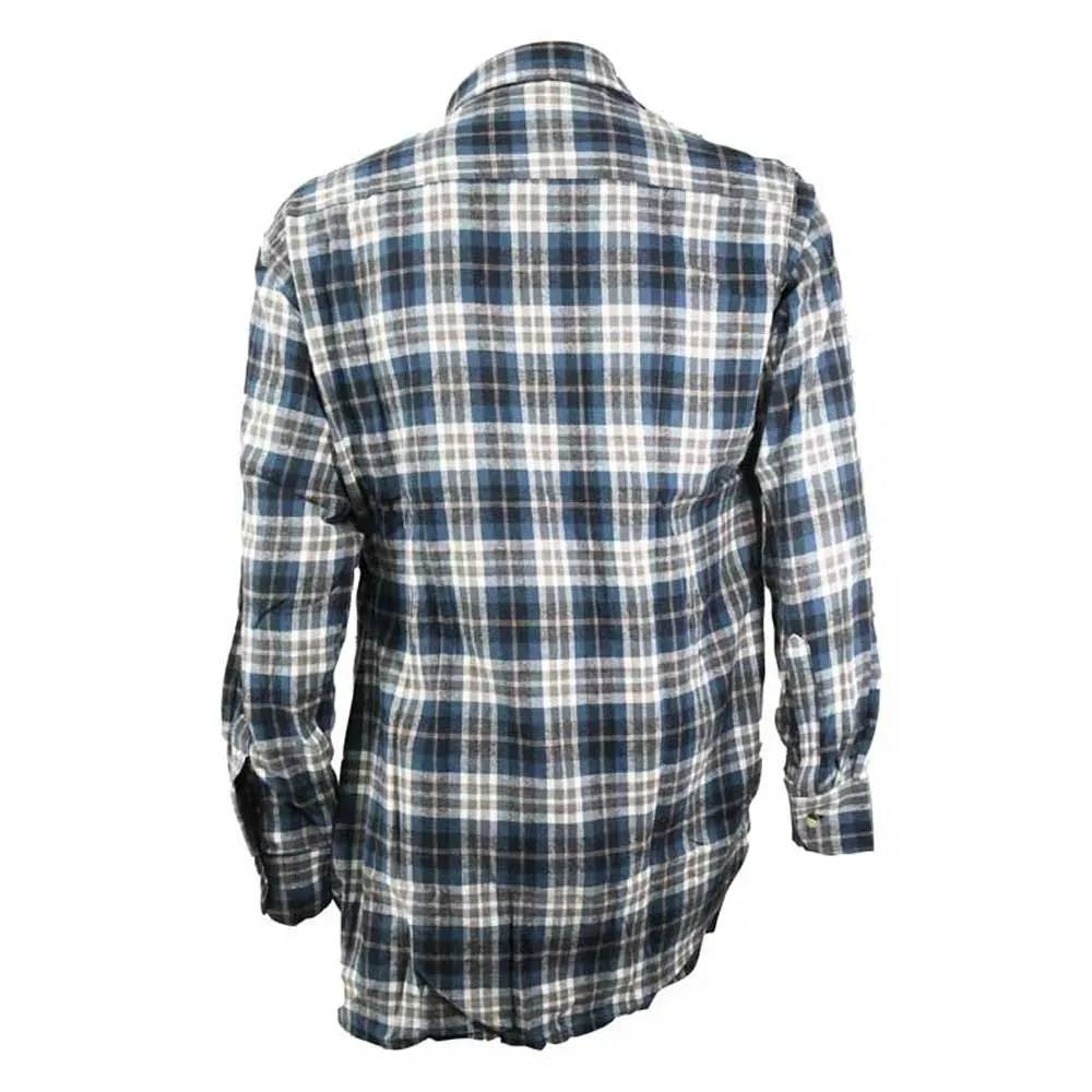 Autre - Chemise longue à carreaux bleu Chevron taille L à 2XL - Image 5