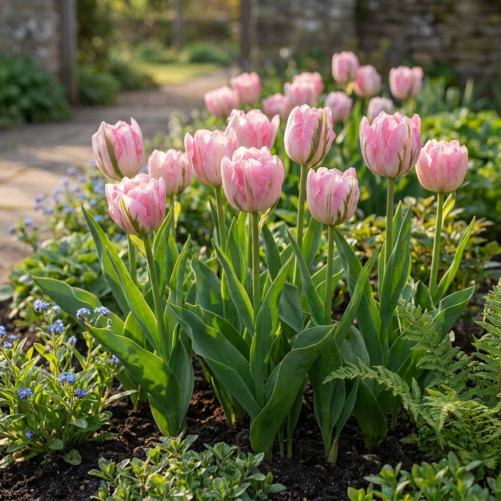 La Green Touch - Tulipe double rose - 24 bulbes - Image 2