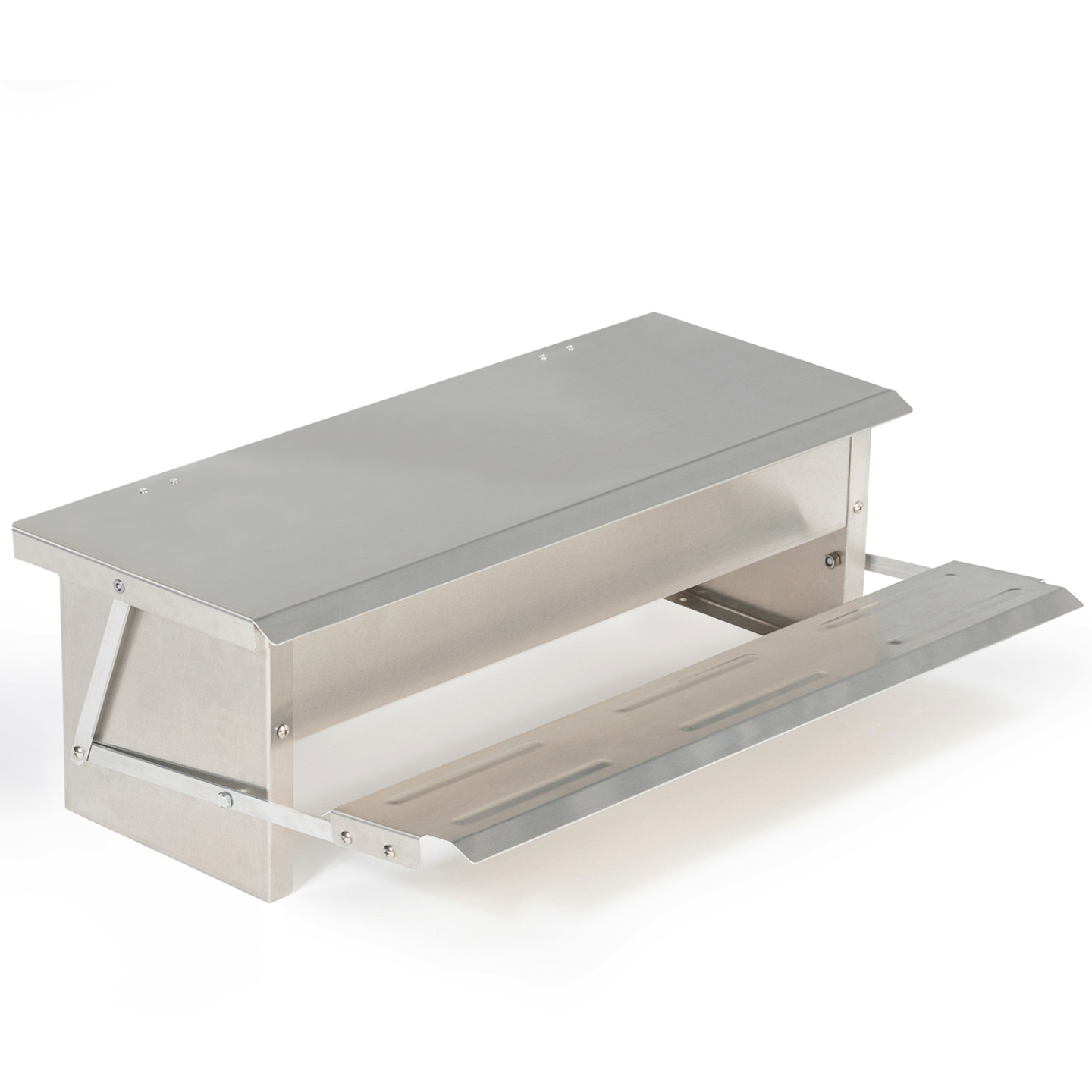 Mangeoire XL pour poules distributeur automatique à pédale en acier 5 KG - Image 3