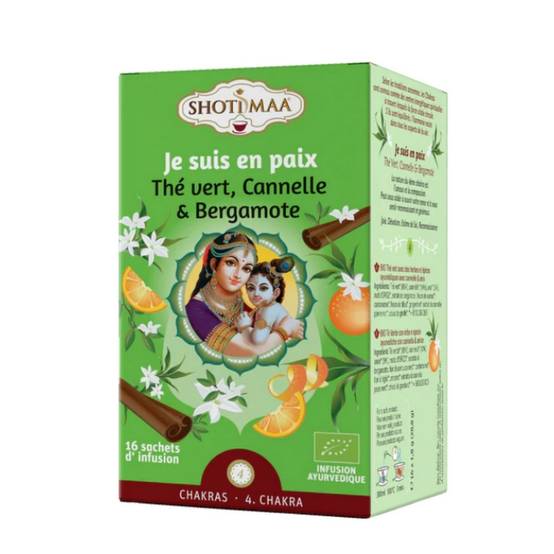 Tisane Infusion Bio Matinale Je suis en Paix - Énergétique- Équilibre et Bien-Être - joie, dévotion, estime de soi et reconnaissance - Image 1