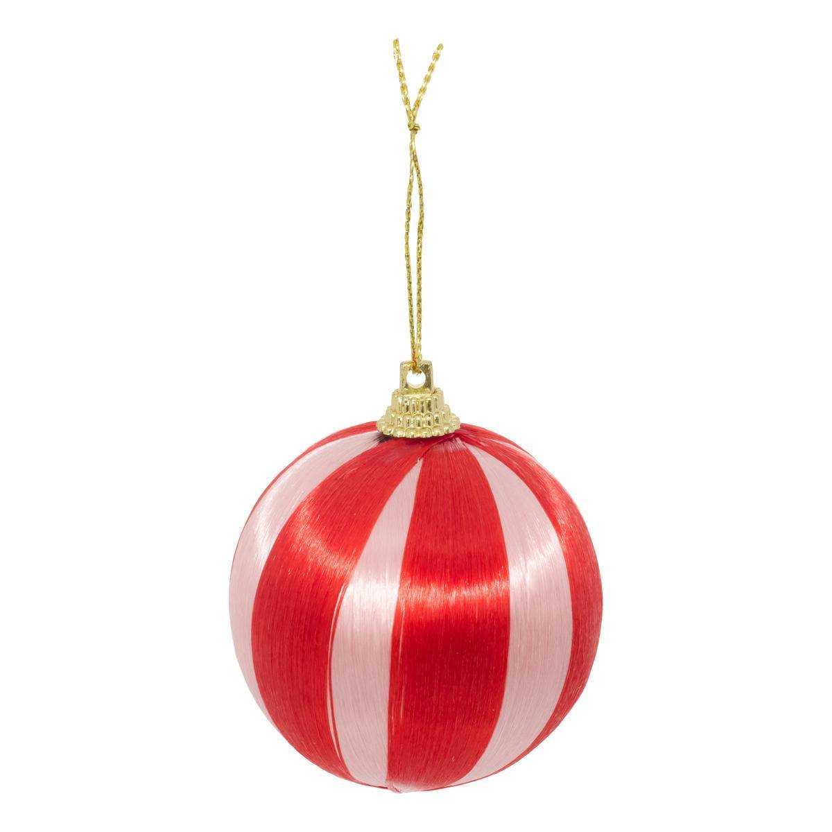 Feeric Christmas - Lot de 4 boules de Noël fils rouge et rose D. 60 mm - Feeric Lights & Christmas - Image 3