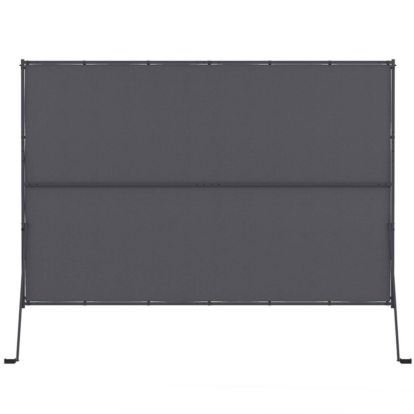 Auvent inclinable et réglable 250 x 150 cm pour pergola toit rétractable gris anthracite - Image 8