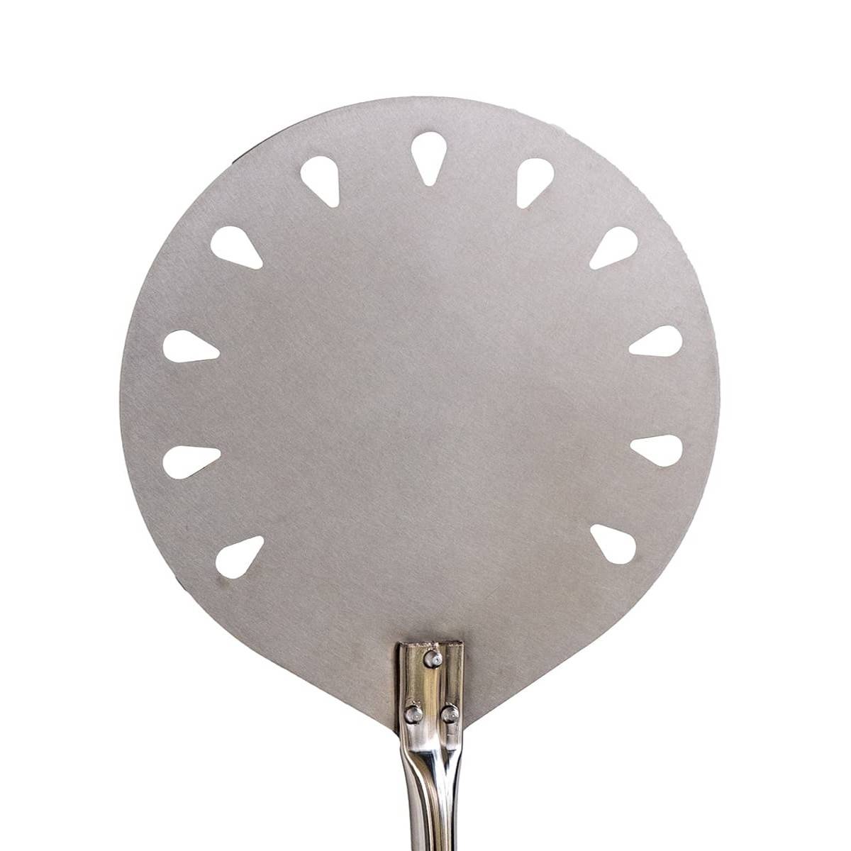 Pelle à pizza Ronde Inox Ø22cm Pelle à pain Manche 1.50m Qualité BellaNapoli - Image 4