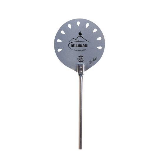 Pelle à pizza Ronde Inox Ø22cm Pelle à pain Manche 1.50m Qualité BellaNapoli - Image 1