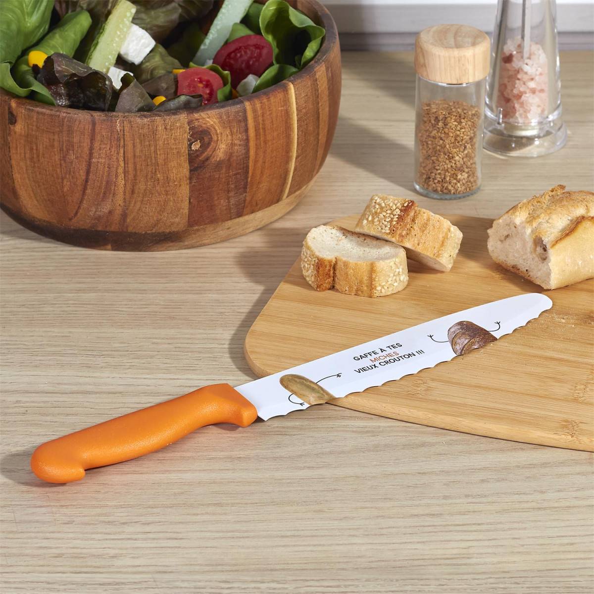 Cook Concept - Couteau à Pain "Ludique" 32cm Orange - Image 3