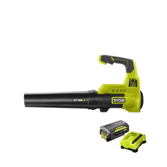Ryobi - Pack RYOBI Souffleur 36V Max Power RY36BLA-140 - 2 Batteries 4.0Ah - 1 Chargeur rapide - Image 2