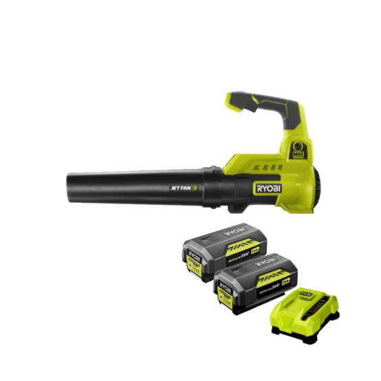 Ryobi - Pack RYOBI Souffleur 36V Max Power RY36BLA-140 - 2 Batteries 4.0Ah - 1 Chargeur rapide - Image 1
