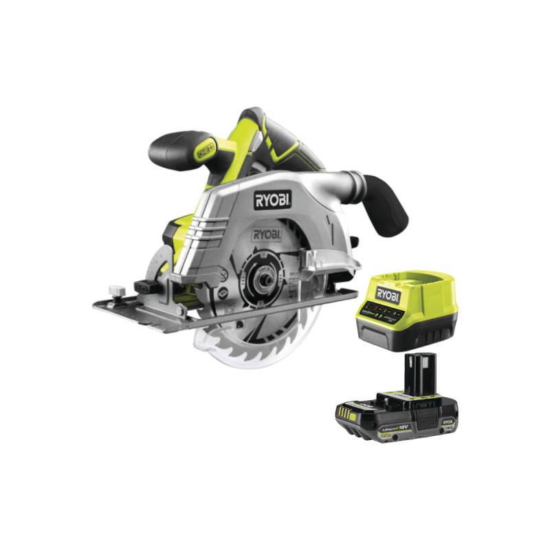 Ryobi - Pack RYOBI Scie circulaire R18CS-0 - 18V One+ - 1 Batterie 2.0Ah - 1 Chargeur rapide - Image 1