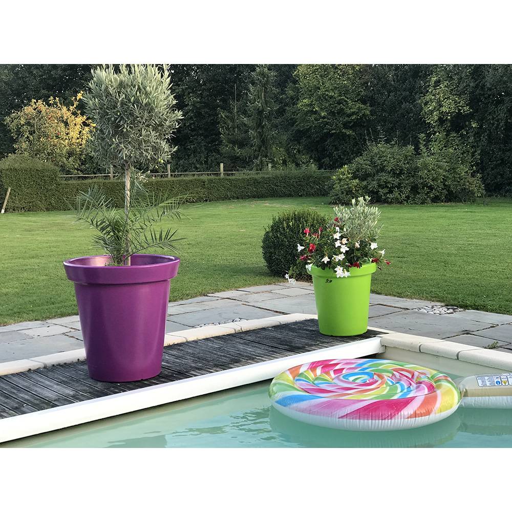Plast'Up Rotomoulage - Pot de fleurs rond xxl delight 200l - lot de 12 - Image 3