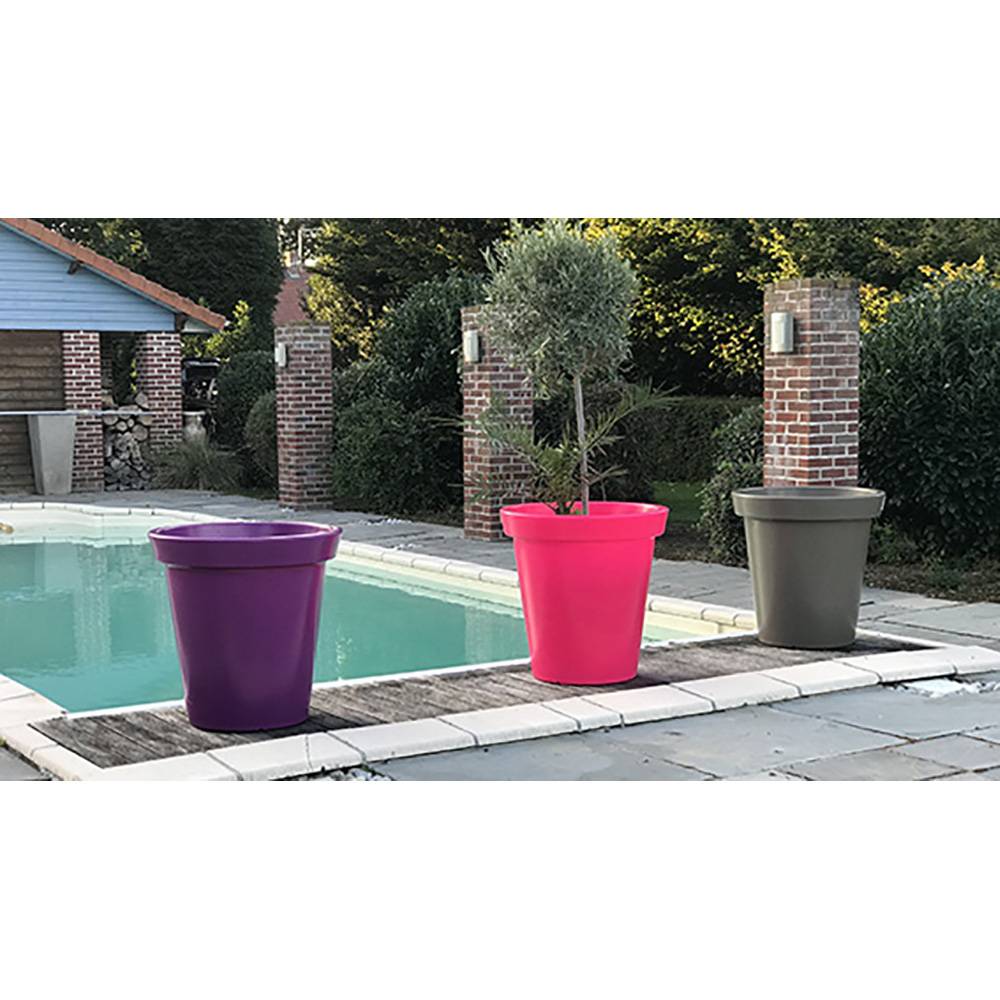 Plast'Up Rotomoulage - Pot de fleurs rond xxl delight 200l - lot de 12 - Image 4