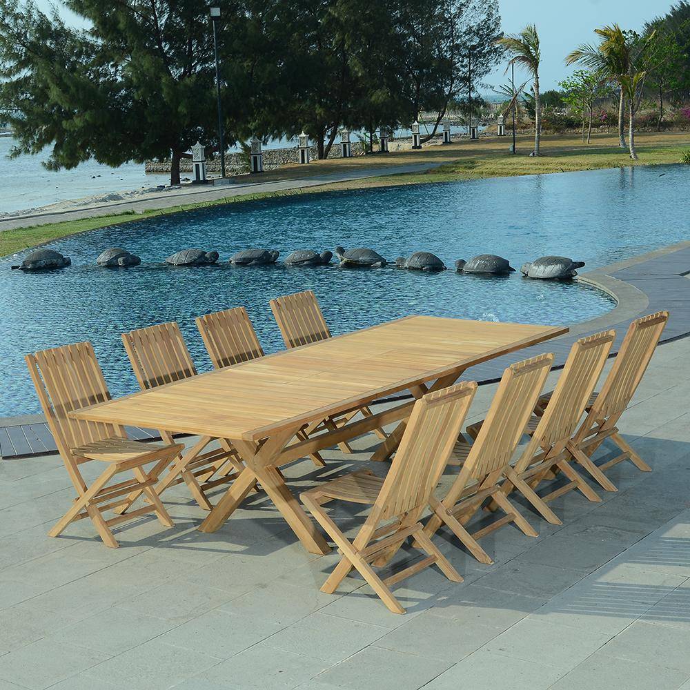 Teck'Attitude - Salon de jardin teck massif Canoas, 8 places - TECK'Attitude - Image 5