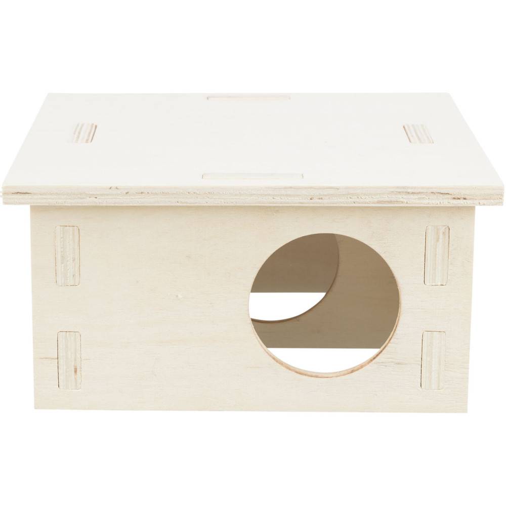 Trixie - Maison emboitable 2 chambres 25 x 12 x 25 cm pour grand hamster et dègues - Image 3