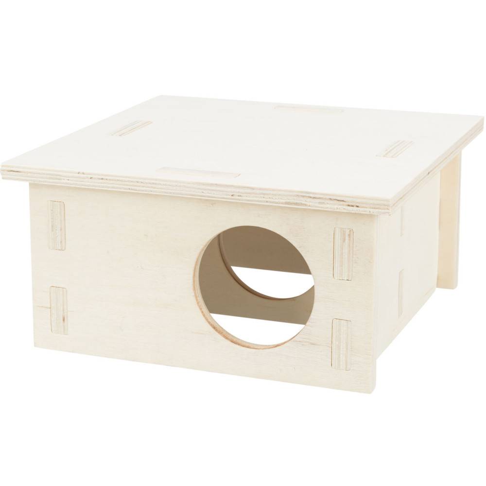 Trixie - Maison emboitable 2 chambres 25 x 12 x 25 cm pour grand hamster et dègues - Image 2