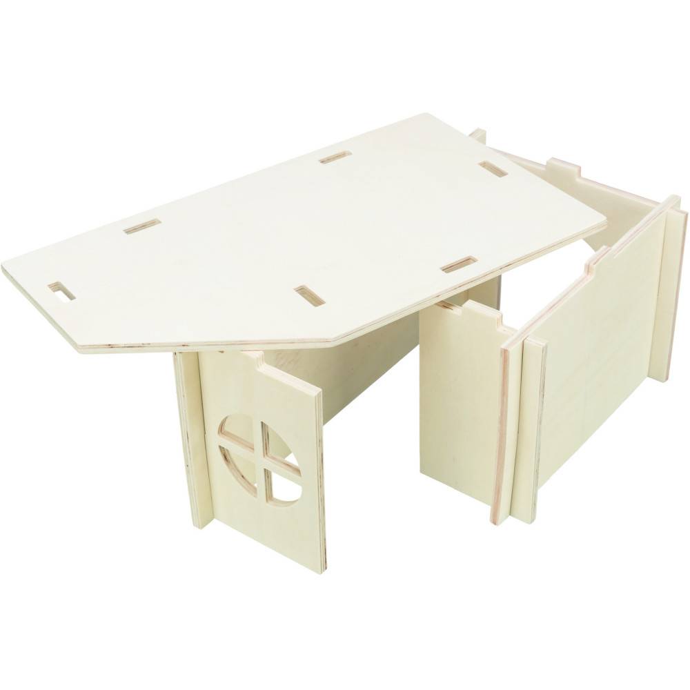Trixie - Maison emboitable Holm 33 x 50 x H 23 cm pour lapins - Image 4