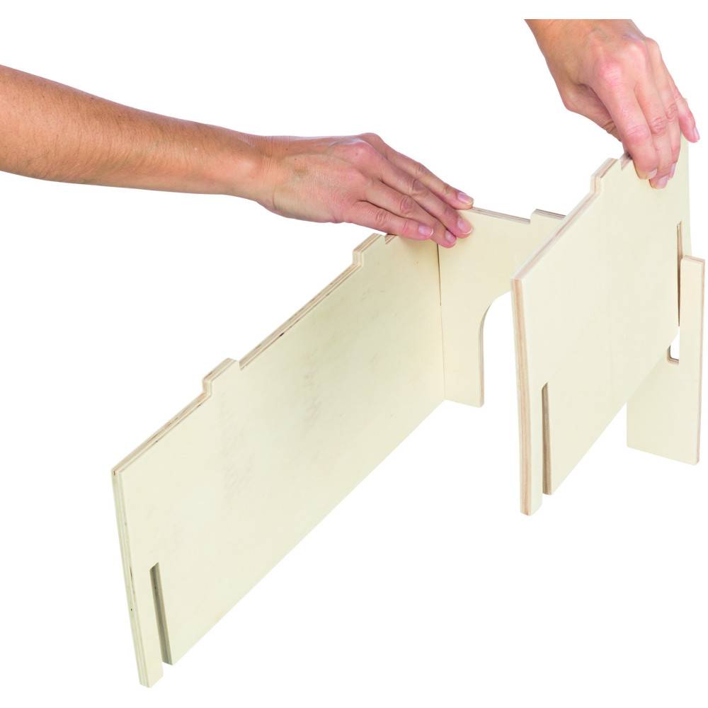 Trixie - Maison emboitable Holm 33 x 50 x H 23 cm pour lapins - Image 5