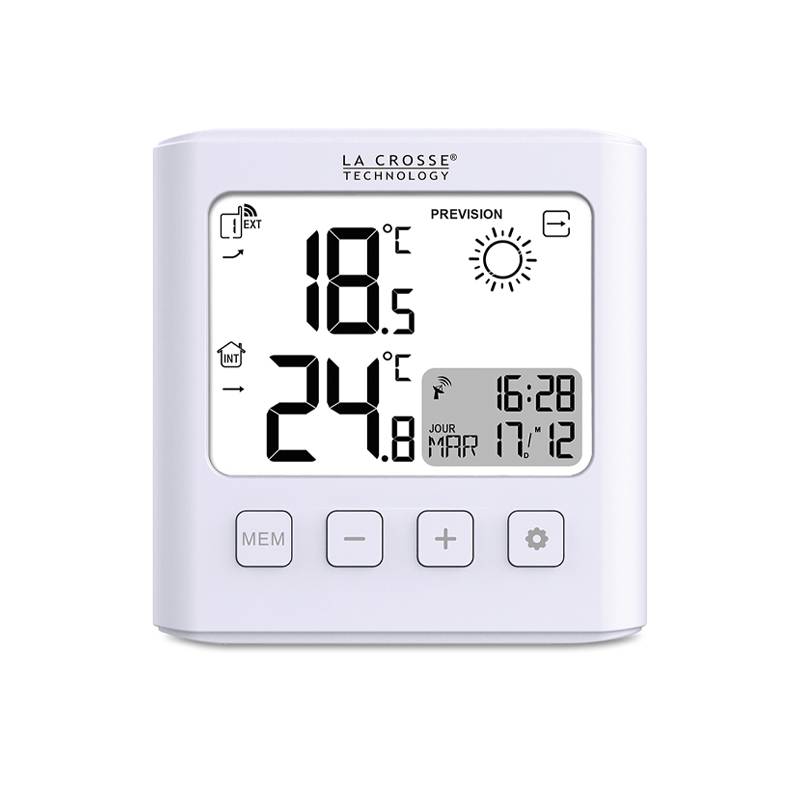La Crosse Technology - Station Météo Radio-Pilotée WS6231 Blanc
