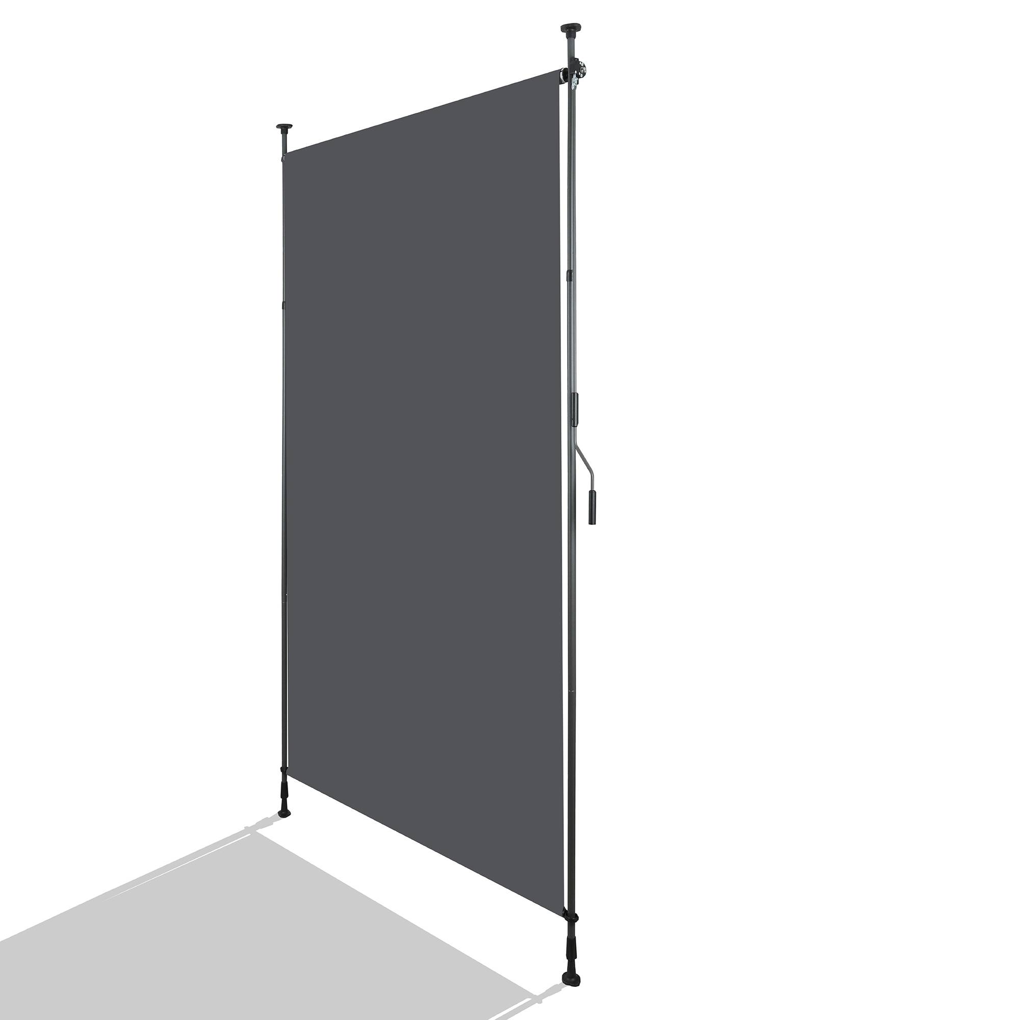 Store Vertical Protection Solaire Imperméable 100x140cm Anthracite - Balcon, Terrasse Et Jardin
